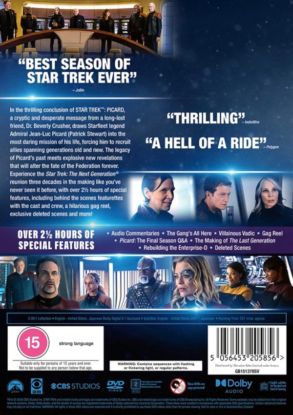 Star Trek: Picard - Season Three [DVD]