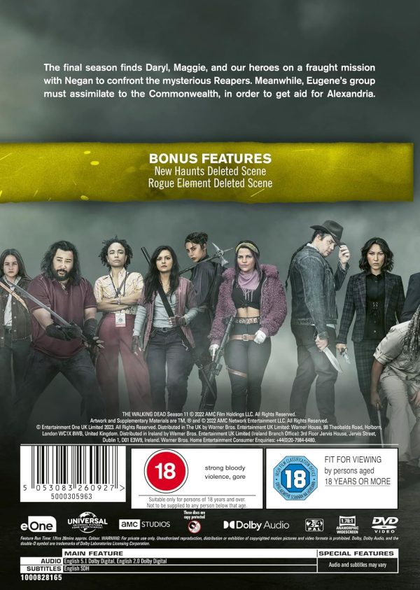 The Walking Dead Season 11 [DVD] [2022]